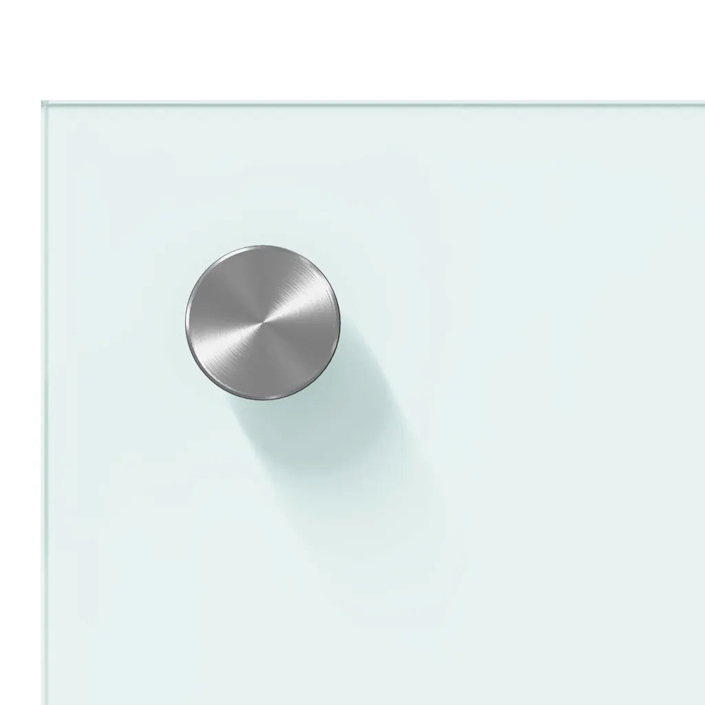 Schienale da cucina 2 pz Bianco 70 x 50 cm vetro temperato CFW3769286