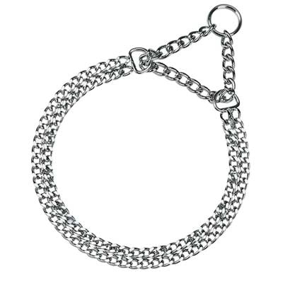 COLLARE A MEZZO STRANGOLO - ACCIAIO NICHELATO CM 45- 3 pezzi