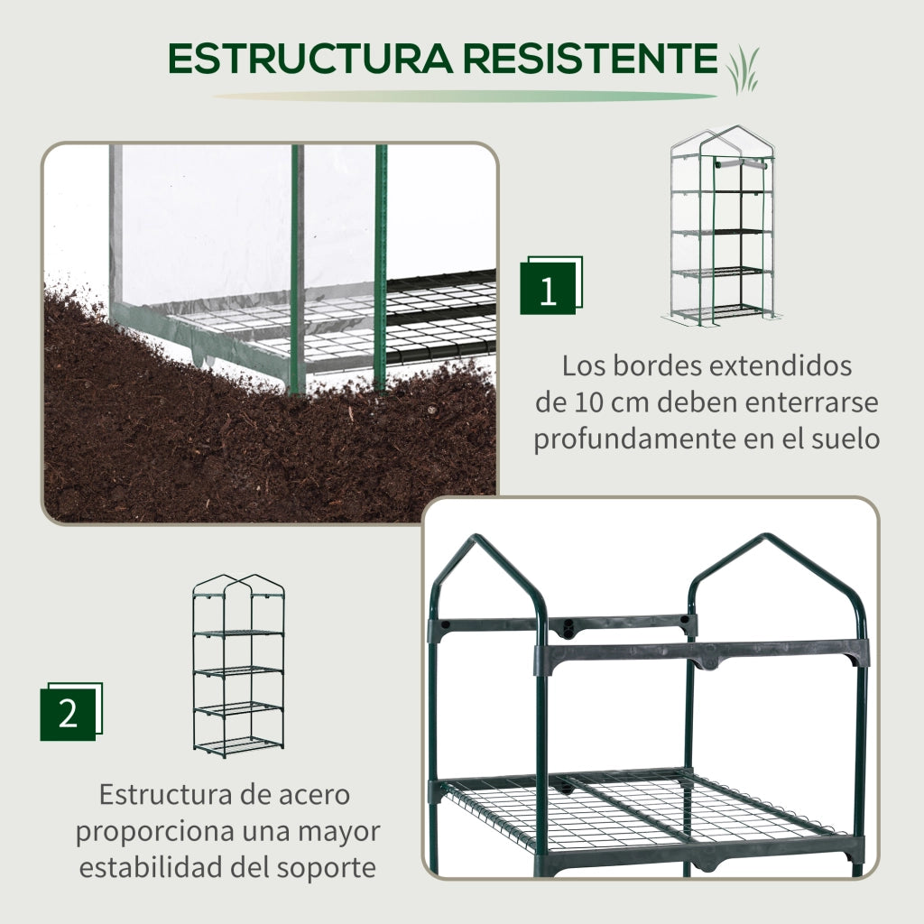 Serra da Giardino con Ripiani ¨C Minimal ¨C 70x50x160 cm