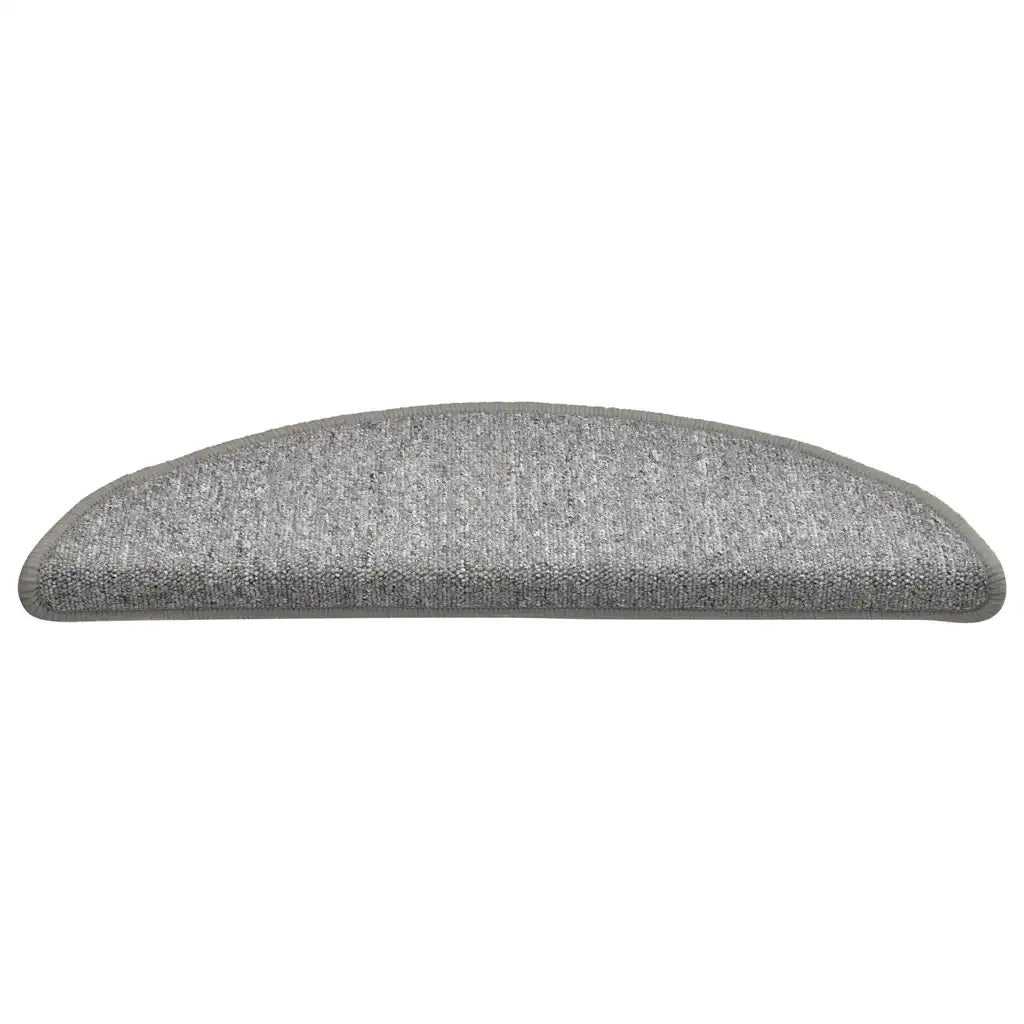 Tappetini per scale 30 pz 56x17x3 cm Grigio chiaro Semicircolari 3365746