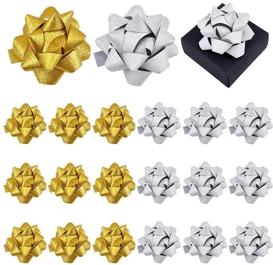 Strisce da Regalo Autoadesive in Oro e Argento
