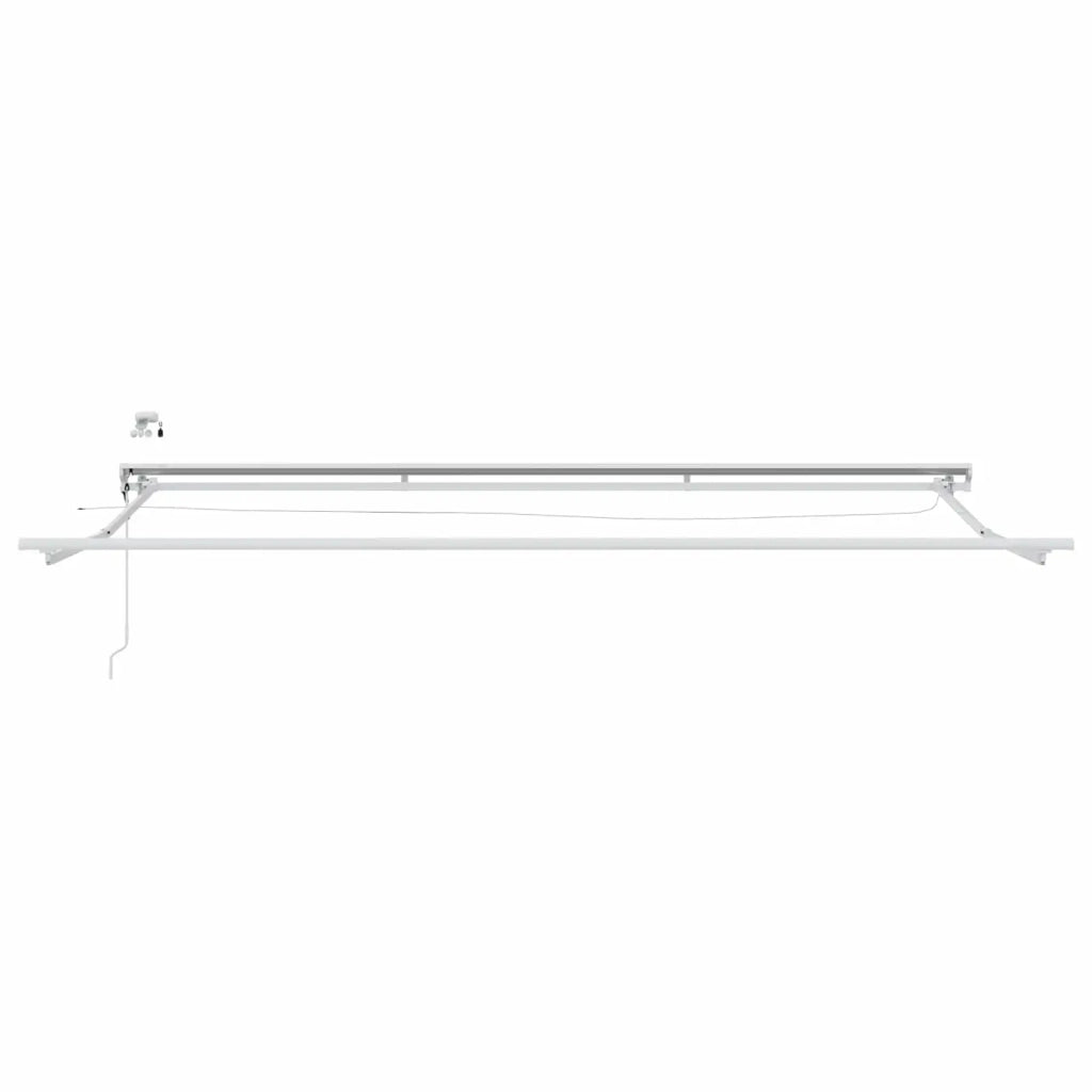 Tettuccio Elettrico Retrattile Borgogna e Bianco 4,5 × 3,5 m 3421413