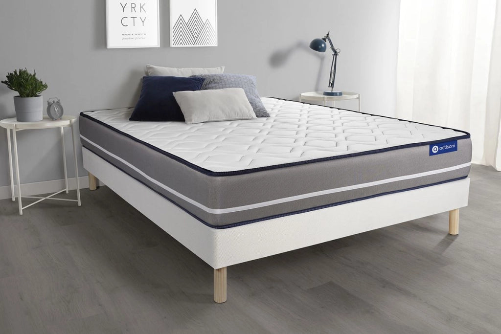 Kit rete e materasso matrimoniale Actimemo pur 80x190cm - Spessore : 20cm- memory foam - rigido