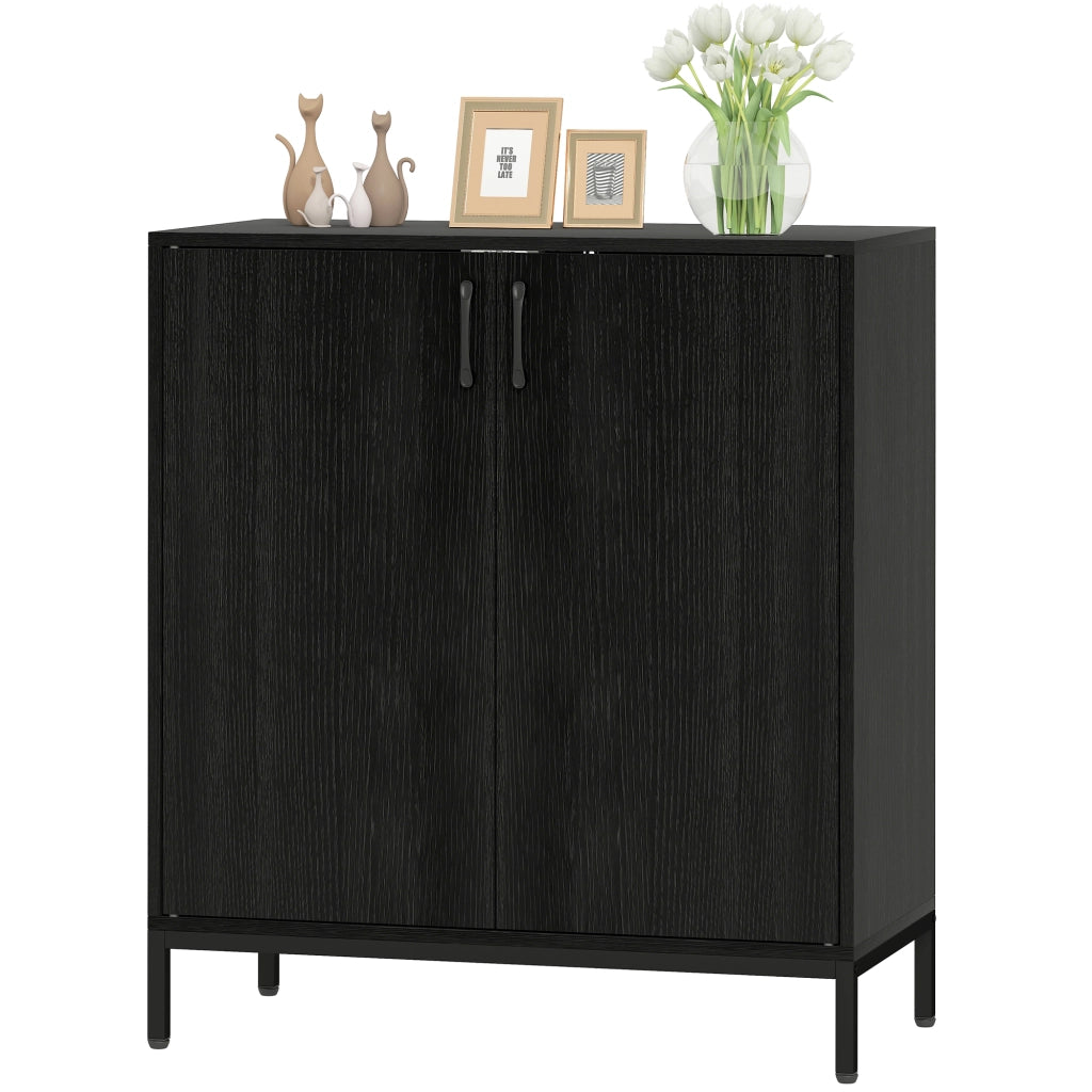 Cassettiera Moderna ¨C Minimal ¨C Nero 80x40x90 cm
