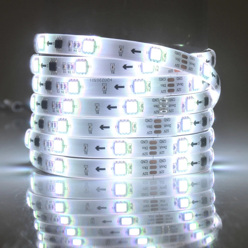 Kit striscia LED MAGIC RGB 5m 12V IP65 con telecomando