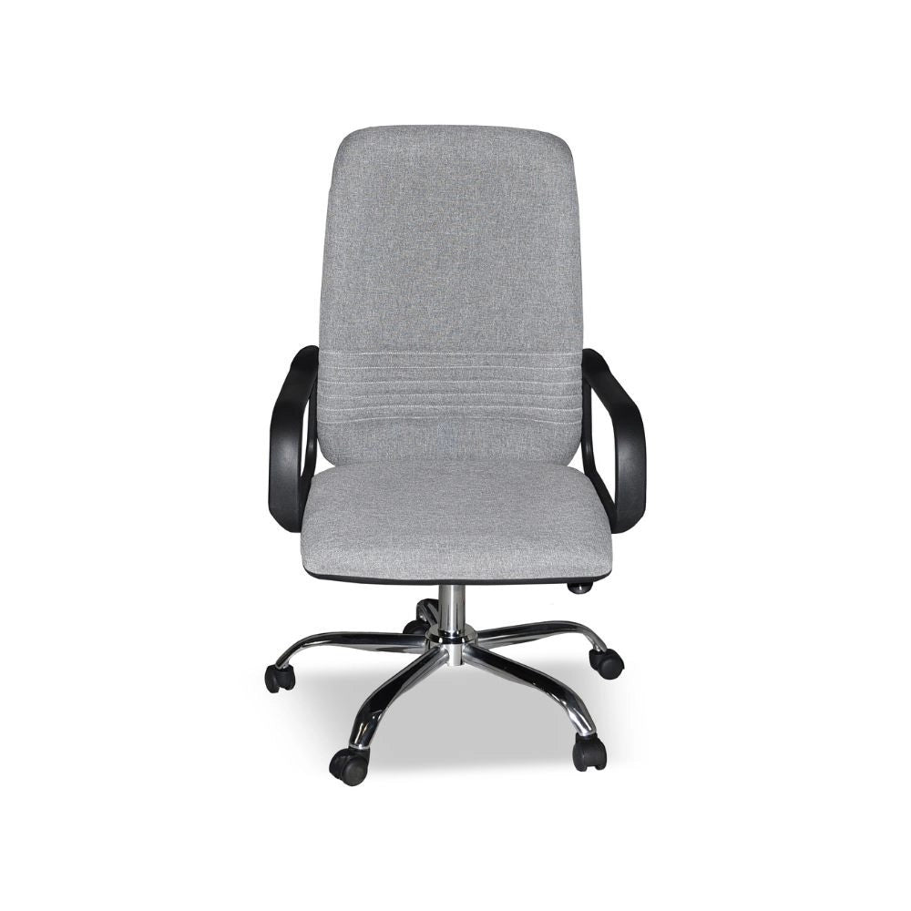 Poltrona da ufficio CR106H tessuto grigio