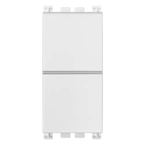 VIMAR ARKE - DUE PULSANTI INDIPEND. NO+NO 10A BIANCO