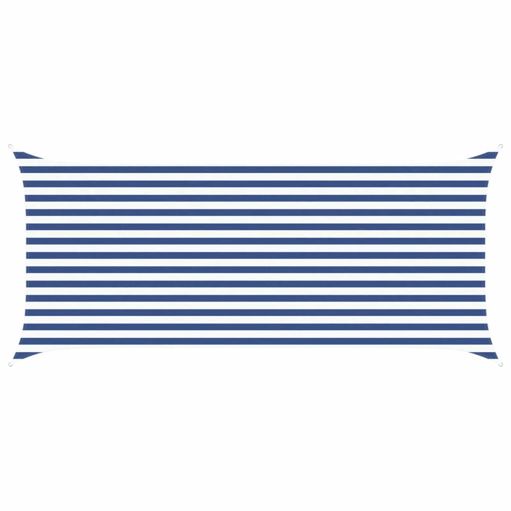 Vela da ombra solare Blu e Bianco 4,5 x 2 m 42031088