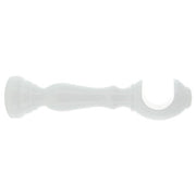 SUPPORTO LEGNO PER BASTONE BIANCO 10 CM 2 PZ- 1,0 coppie