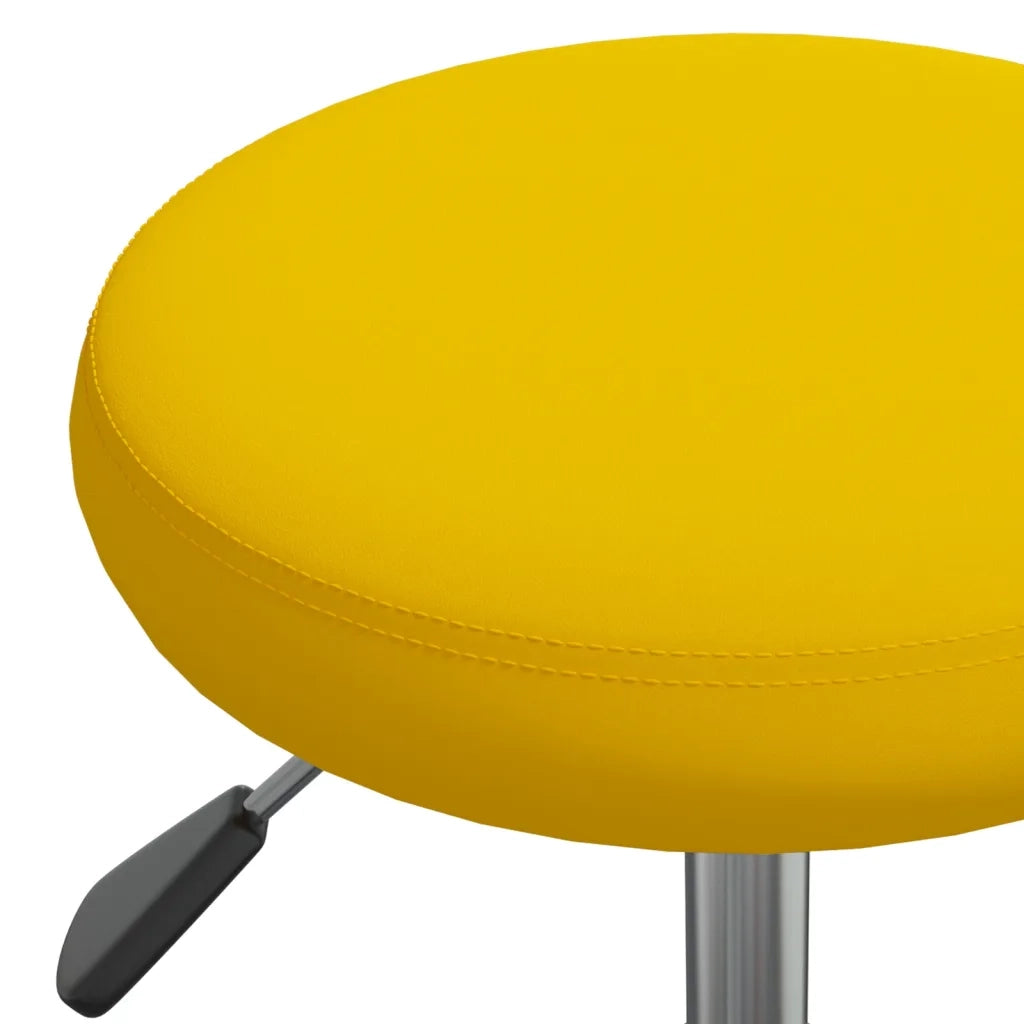 Sedia da Pranzo Giallo Senape in Velluto 3085734