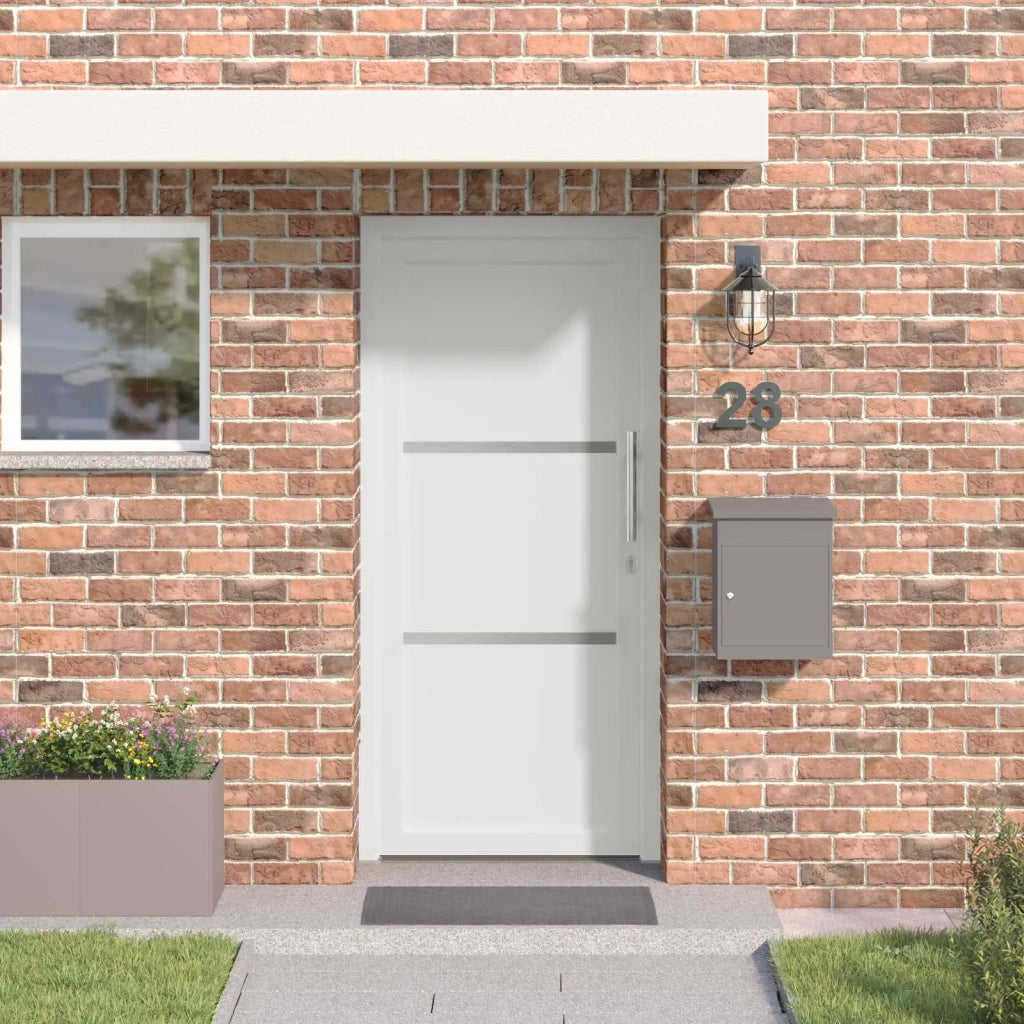Porta Frontale Bianco 98 x 208 cm PVC 3445693
