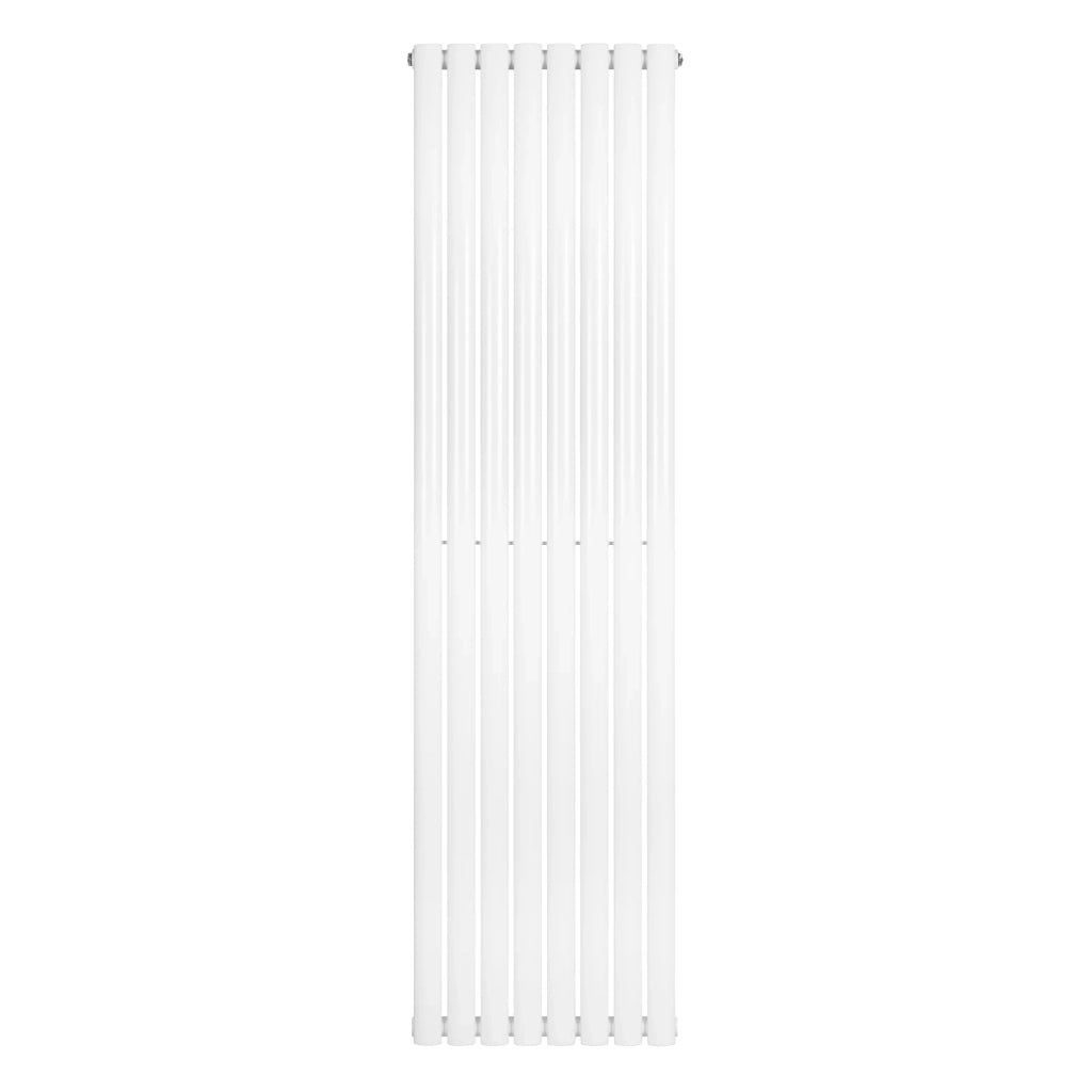 Radiatore Verticale Design Ovale Colonna Singola Bianco 1800x480 mm