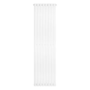 Radiatore Verticale Design Ovale Colonna Singola Bianco 1800x480 mm