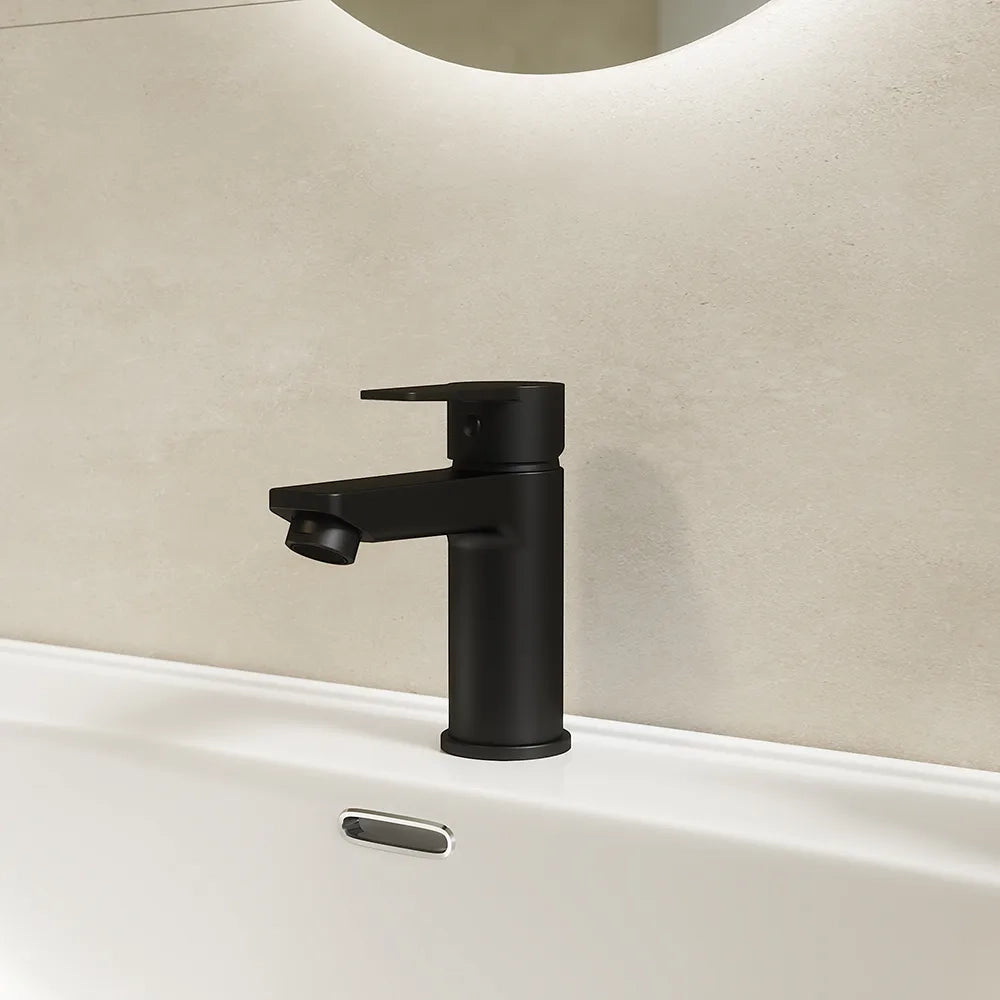 Miscelatore lavabo senza scarico nero opaco | Jane