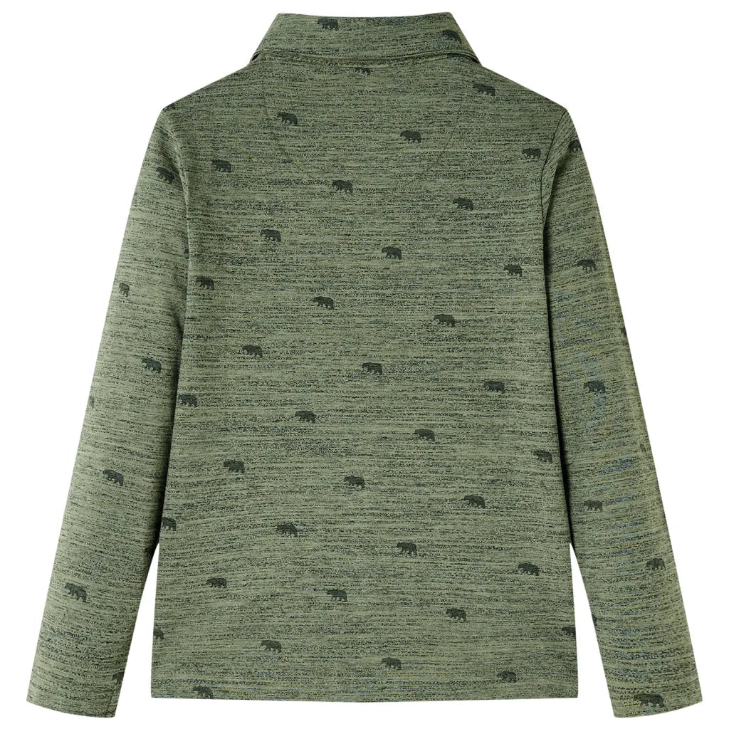 Camicia per Bambini Cachi M¨¦lange 140