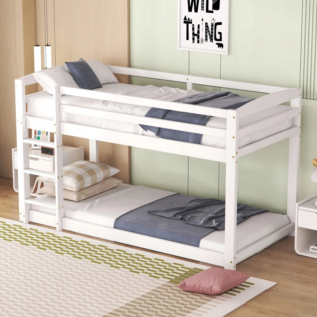 Letto a castello per bambini - Xylo - 90x200 - Bianco