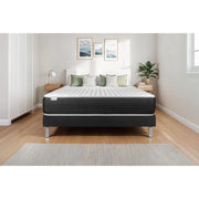 Letto con materasso VITAL SPRING 135 x 200 cm Rete Kit Nero