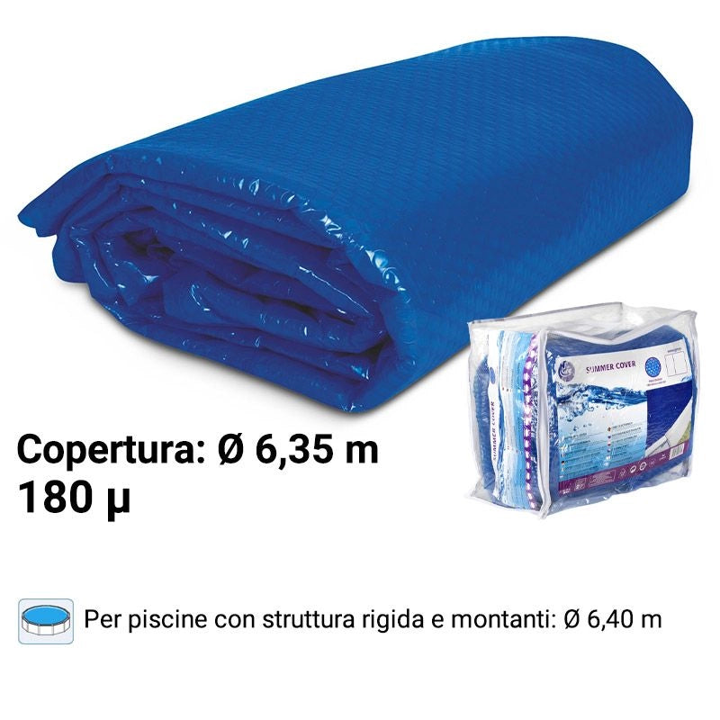 Copertura Isotermica Gre  5,50 M, Spessore 400 µ Per Piscine Circolari Misure: Ø 6.35 m