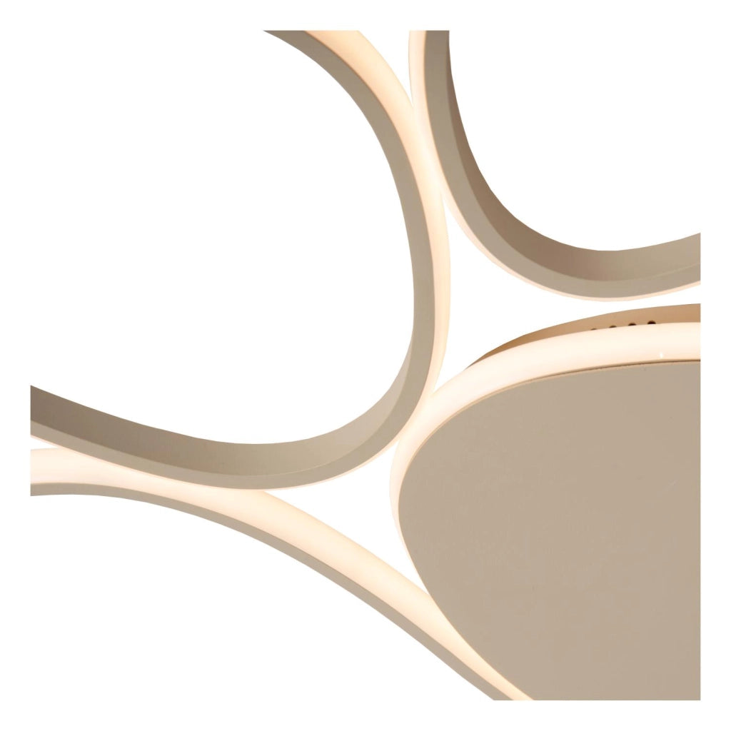 Lampada da soffitto LED 7 luci taupe Lucide SAMLING