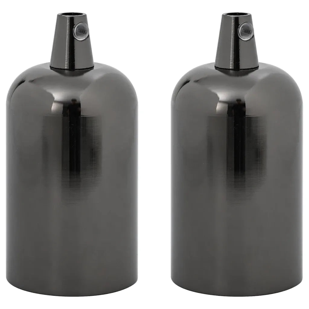 Portalampade 2 pz Nero Lucido E27 CFW3893440