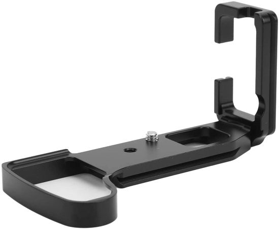 Lancio rapido a vite per plancia in alluminio - L - maniglia di scatto - compatibile con RX10M3/RX10M4 - viti 1/4 pollice - progettato per essere leggero