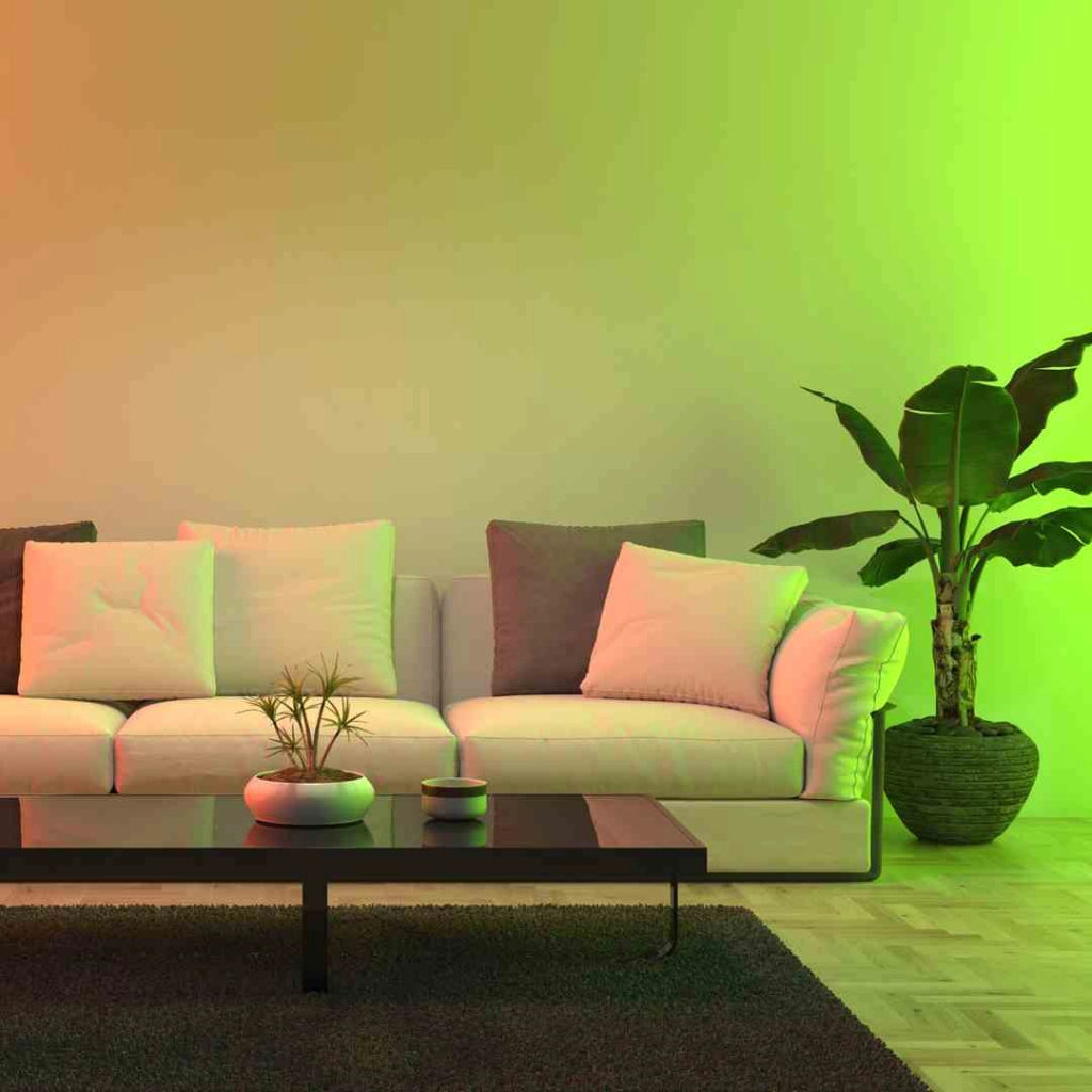 Lampadina LED RGB 10W E27 Eko-Light EK8049 bianca con telecomando
