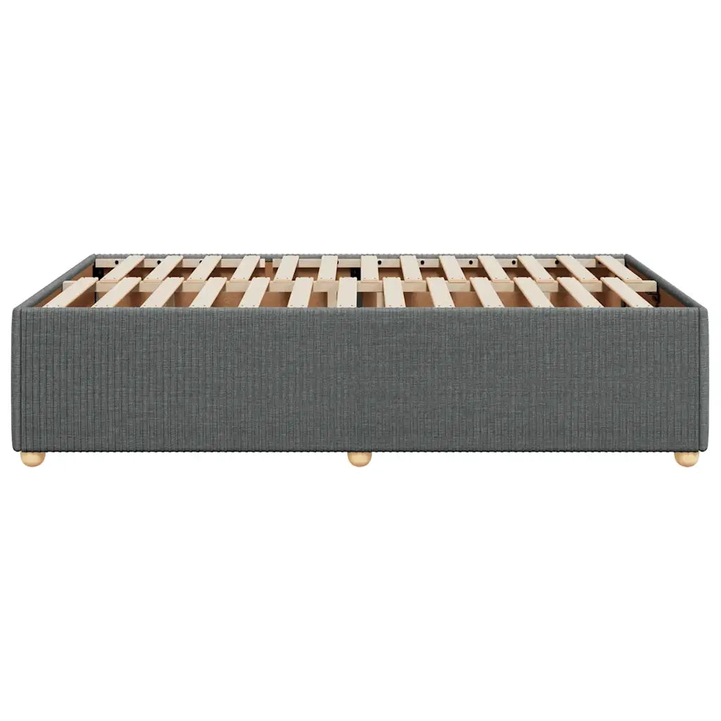 Giroletto senza Materasso Grigio Scuro 120x200 cm Tessuto