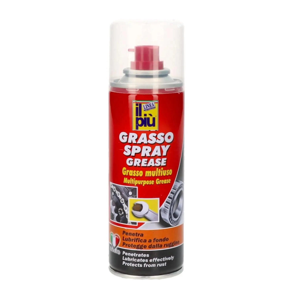 GRASSO SPRAY LUBRIFICANTE MULTIUSO CHE PENETRA PURIFICA A FONDO E PROTEGGE DALLA RUGGINE 200 ML