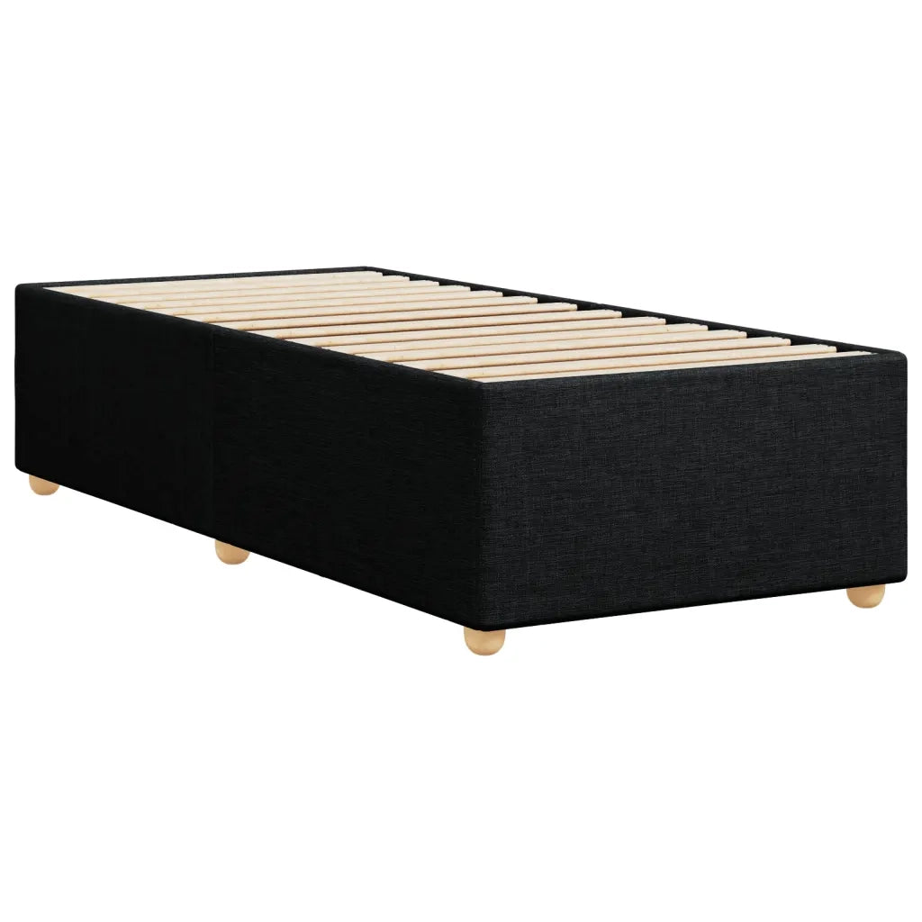 Giroletto senza Materasso Nero 90x190 cm in Tessuto 3284696