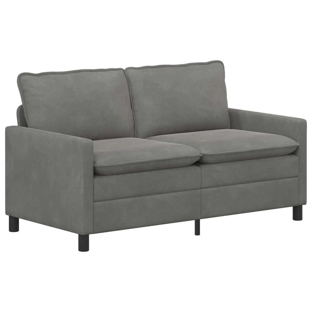 Set di divani 2 pcs Grigio Scuro Velluto 3417146