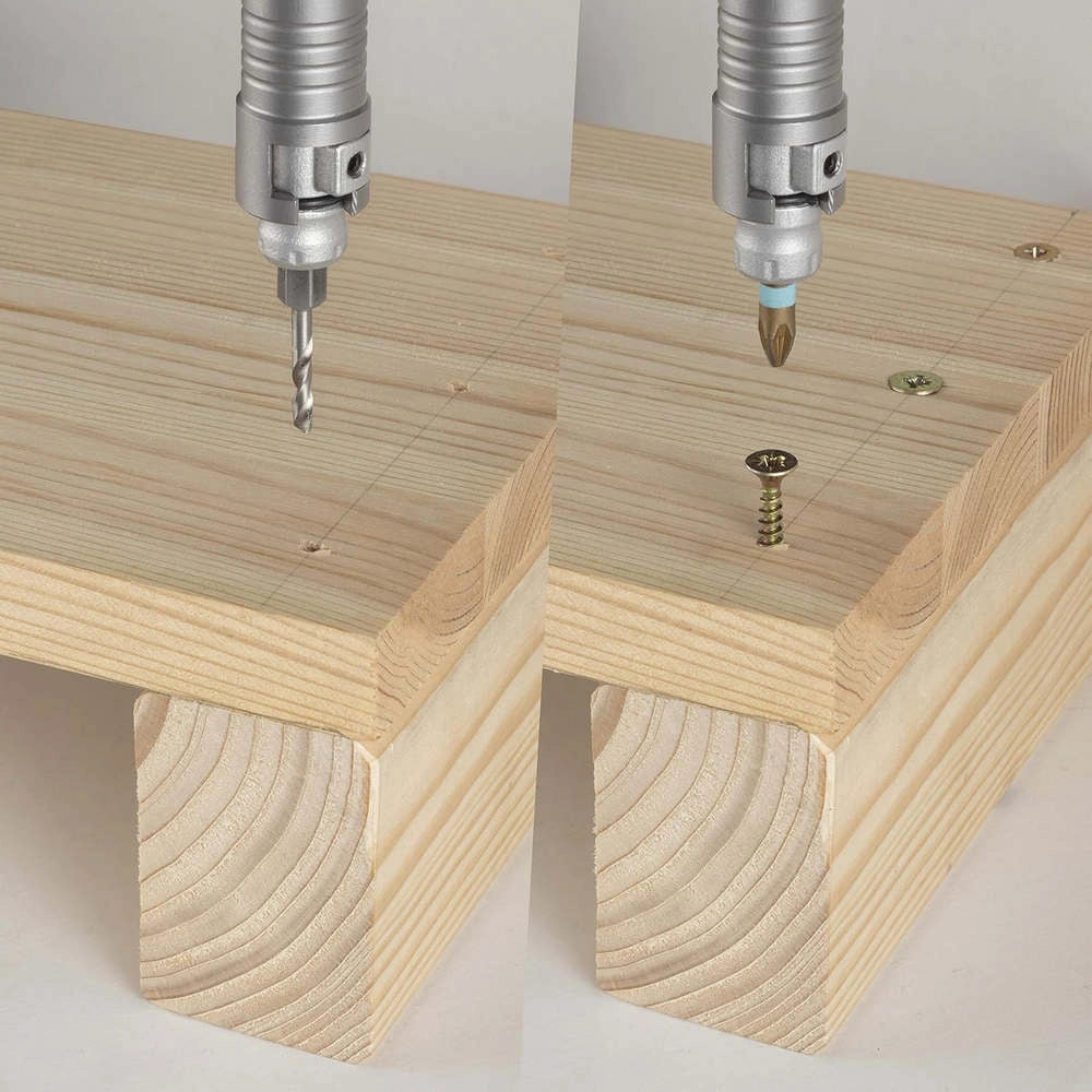 Kit Wolfcraft FlipBit Porta Attrezzi Doppio a Cambio Rapido