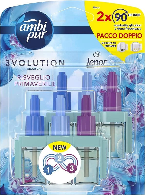 SET 2 AMBIPUR 3VOLUTION RICARICA LAVANDA 20ML NEW LAVANDA