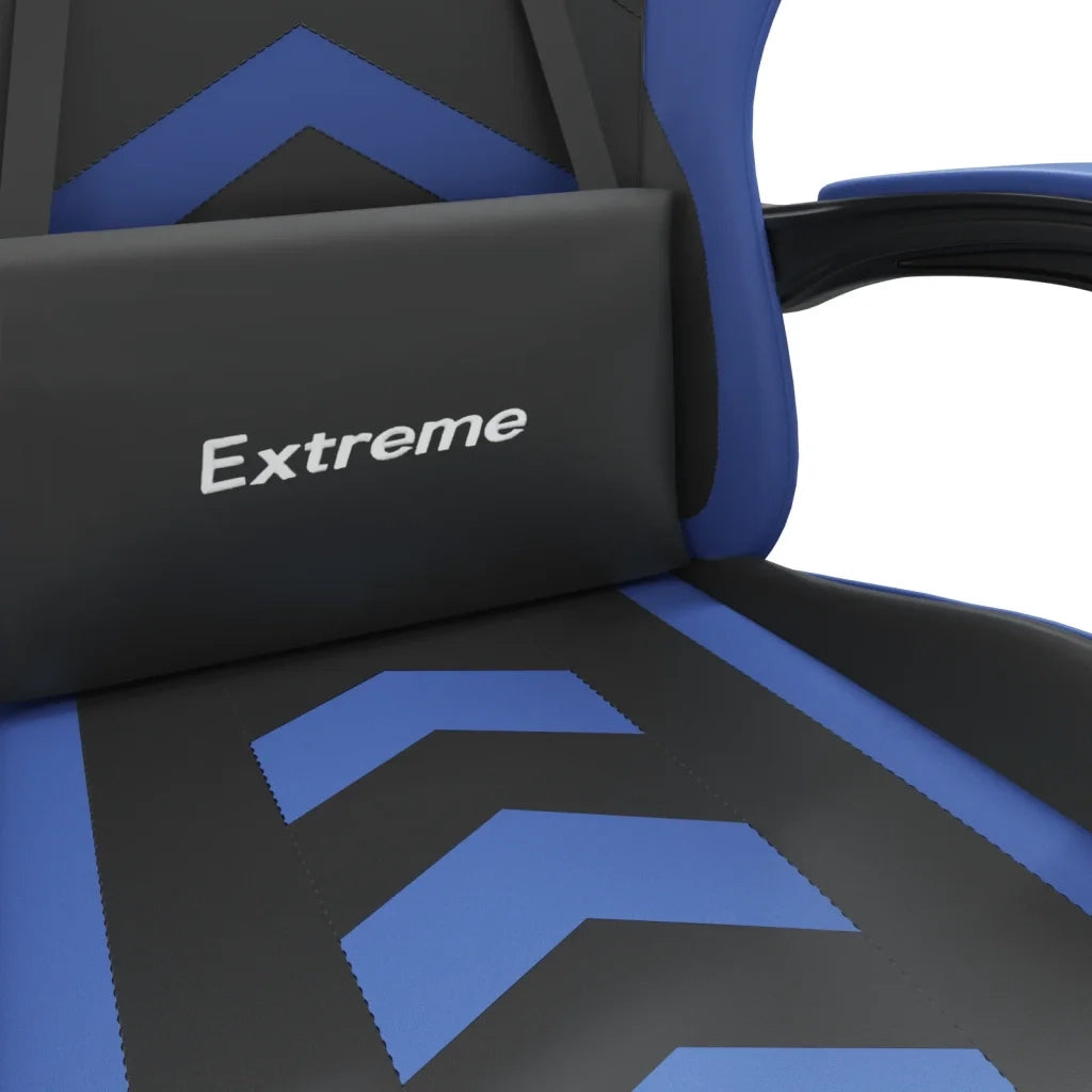 Sedia da Gaming Nera e Blu in Similpelle 3143890