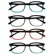 OCCHIALI DA VISTA GRADUATI 'KIT HAWAII' +1 nero-blu - CHARRO