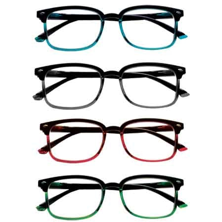 OCCHIALI DA VISTA GRADUATI 'KIT HAWAII' +1 nero-blu - CHARRO