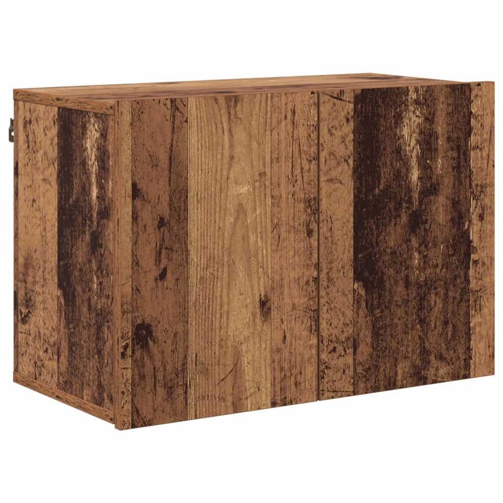 Mobile TV da Parete 5 pz-Set di 5 Credenza per TV sospesa Legno vecchio Legno multistrato 230253