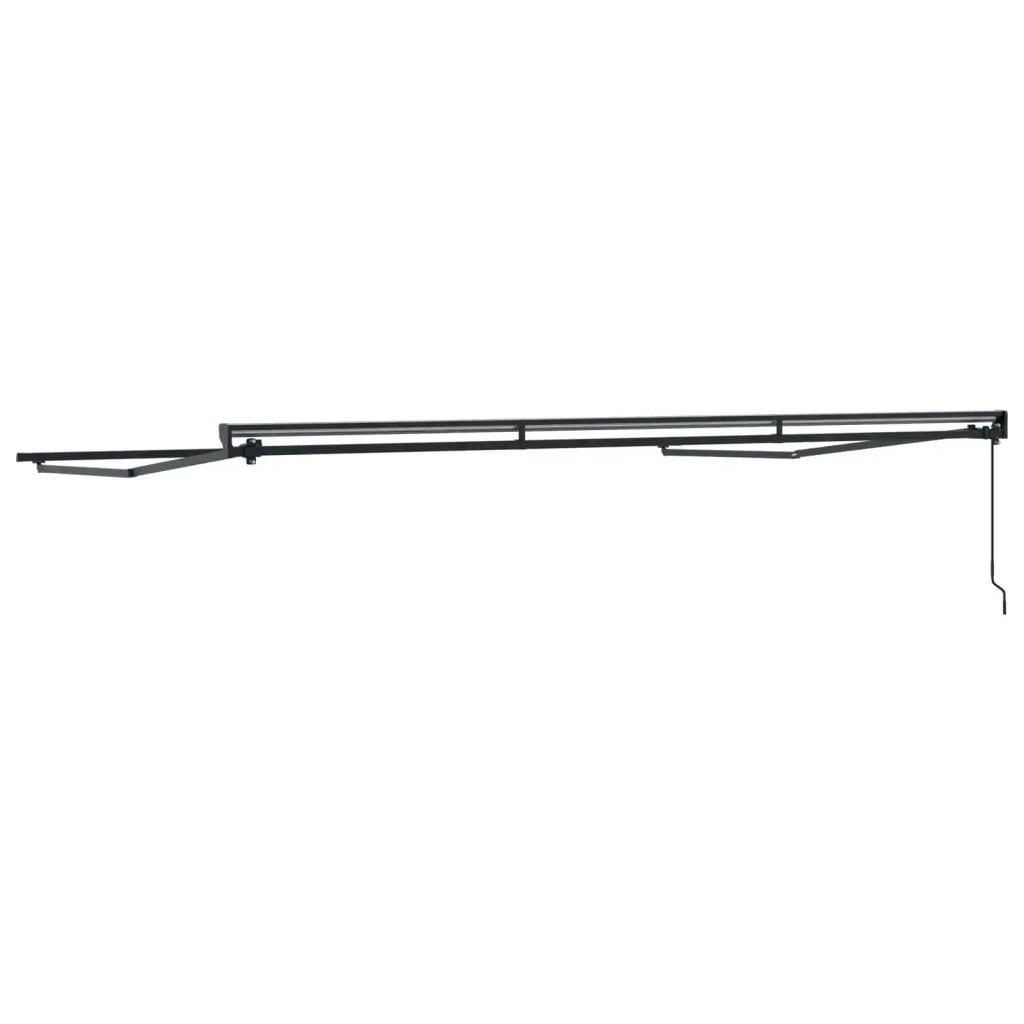 Telaio di tenda manuale Regolabile Antracite 4 × 3,5 m Acciaio 42024791