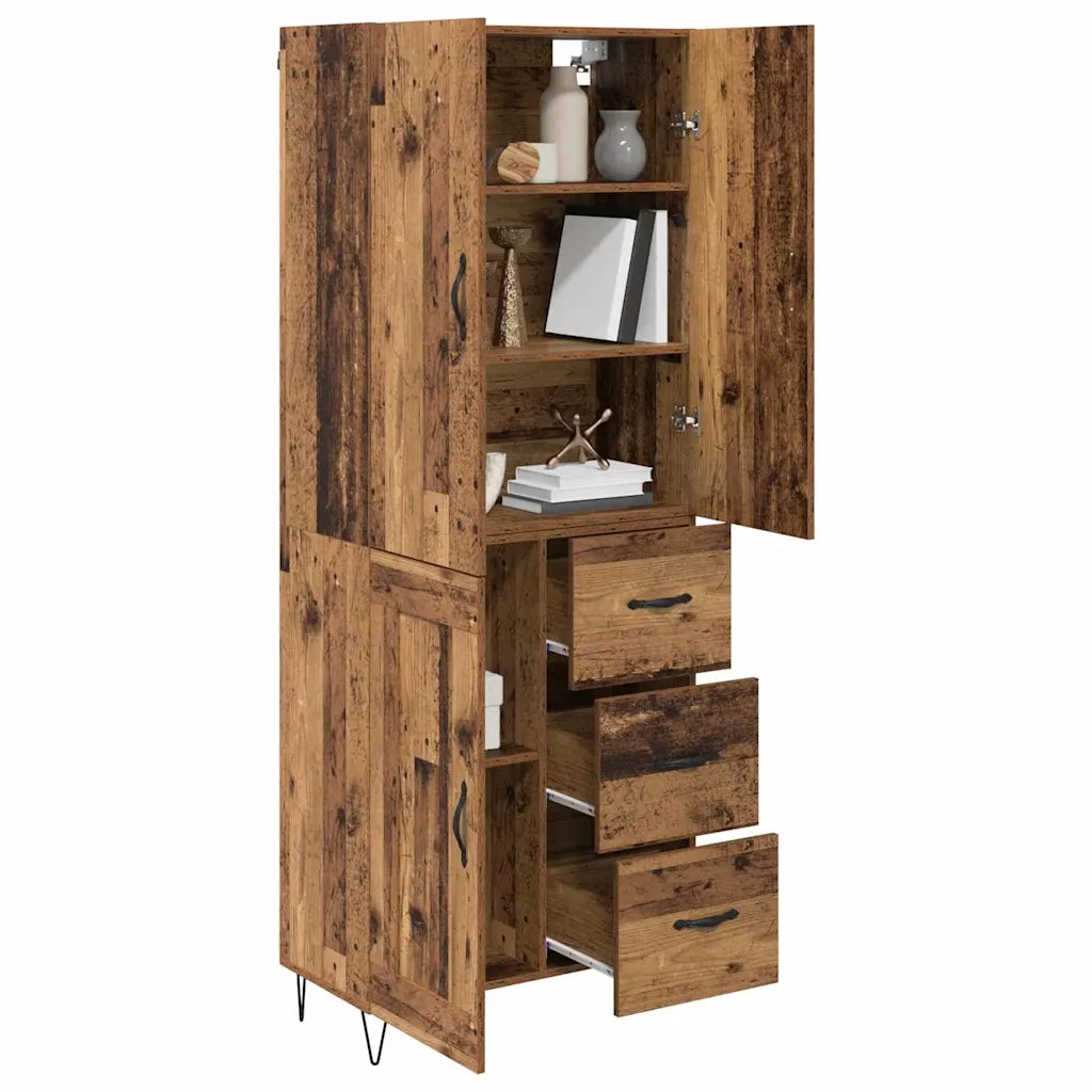 Credenza con cassetto 2 pcs Legno vecchio Legno multistrato 3415625