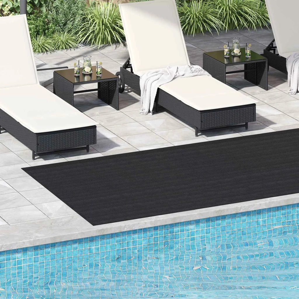 Tappeto per pavimento Nero 1,5 x 4 m Gomma