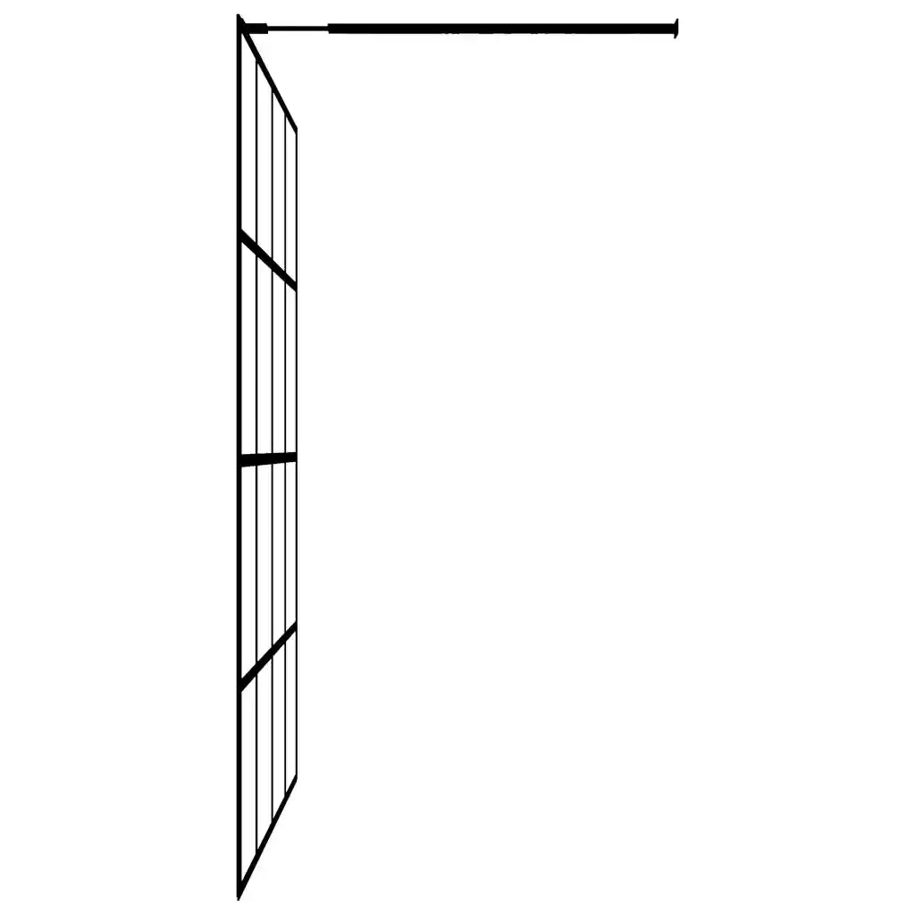 Cabina Doccia con Vetro Temperato Trasparente 90x195 cm CFW4408867