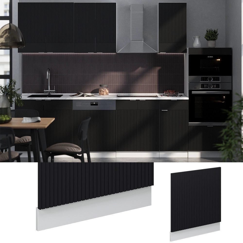 Vicco Pannello frontale Nero a righe 60 cm , PL Rovere