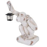 Scimmia decorativa in magnesio 36x35x58h