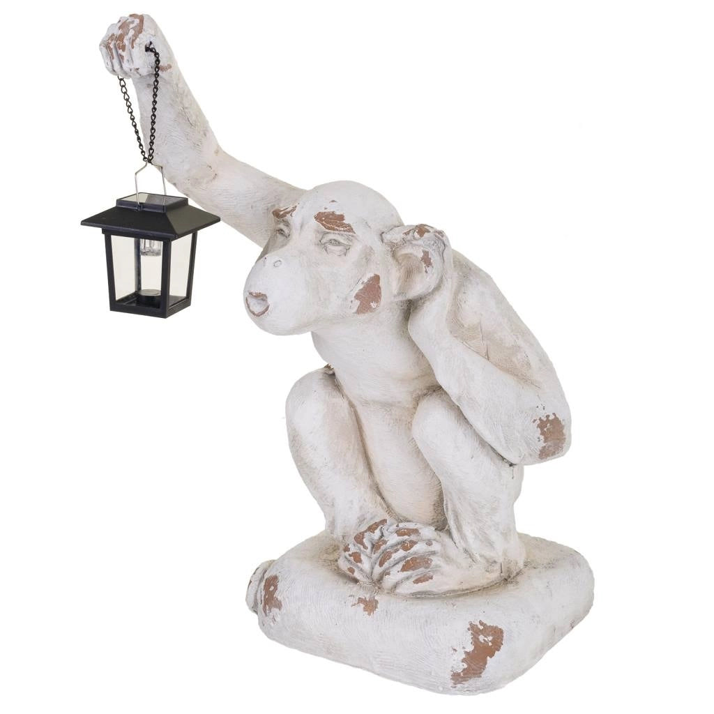 Scimmia decorativa in magnesio 36x35x58h