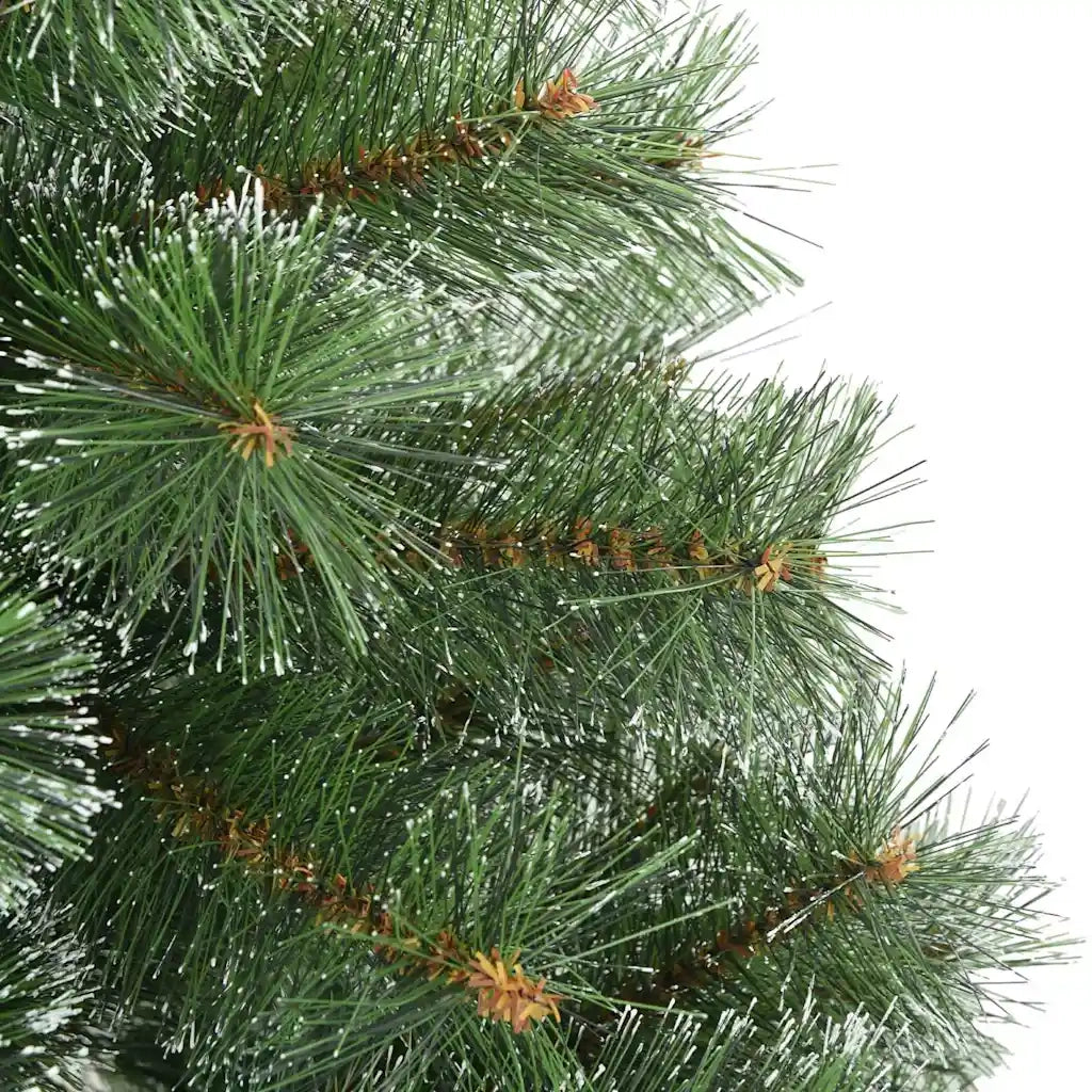 Albero di Natale Artificiale Snodato Foderato di Neve Verde 42019338