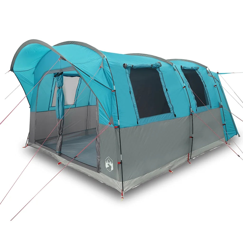 Tenda da campeggio | Tenda da campo da Auto per 4 Persone Blu Impermeabile
