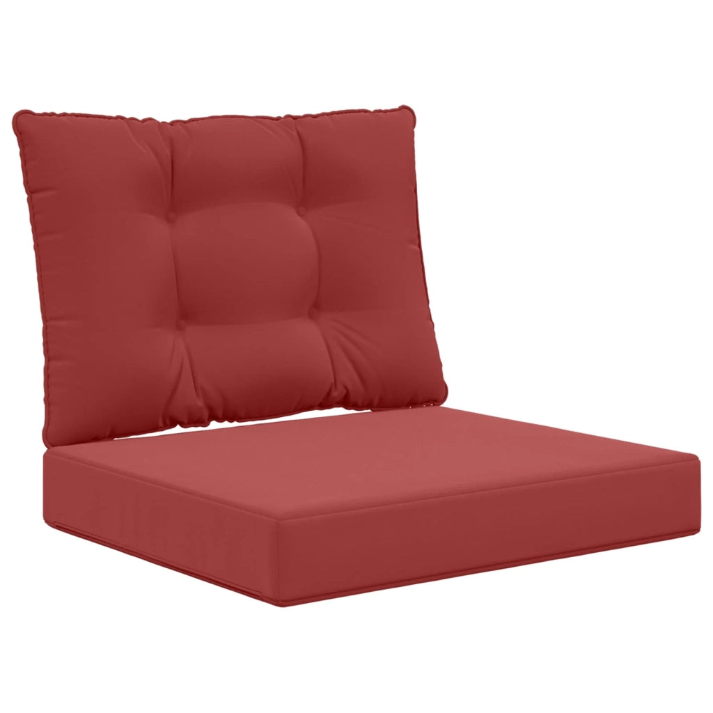 Cuscino per divano da esterno 2 pcs Rosso vino Poliestere