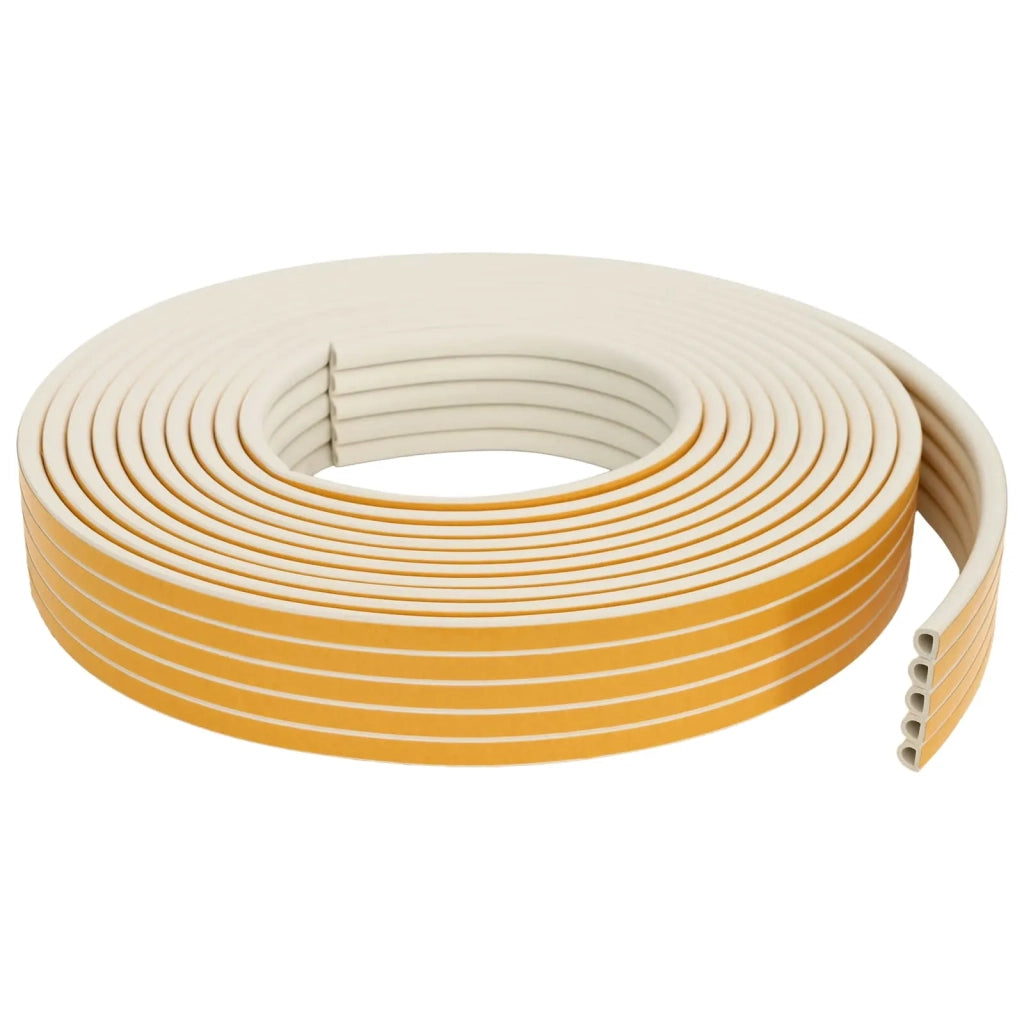 Nastro adesivo per finestre Bianco 9 x 8 mm 50 m Schiuma EPDM 42038168