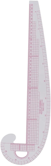 Regolo curvo per cucito - Misura 58 cm - Preciso per cucito - Ideale per abbigliamento fai da te - Translucido