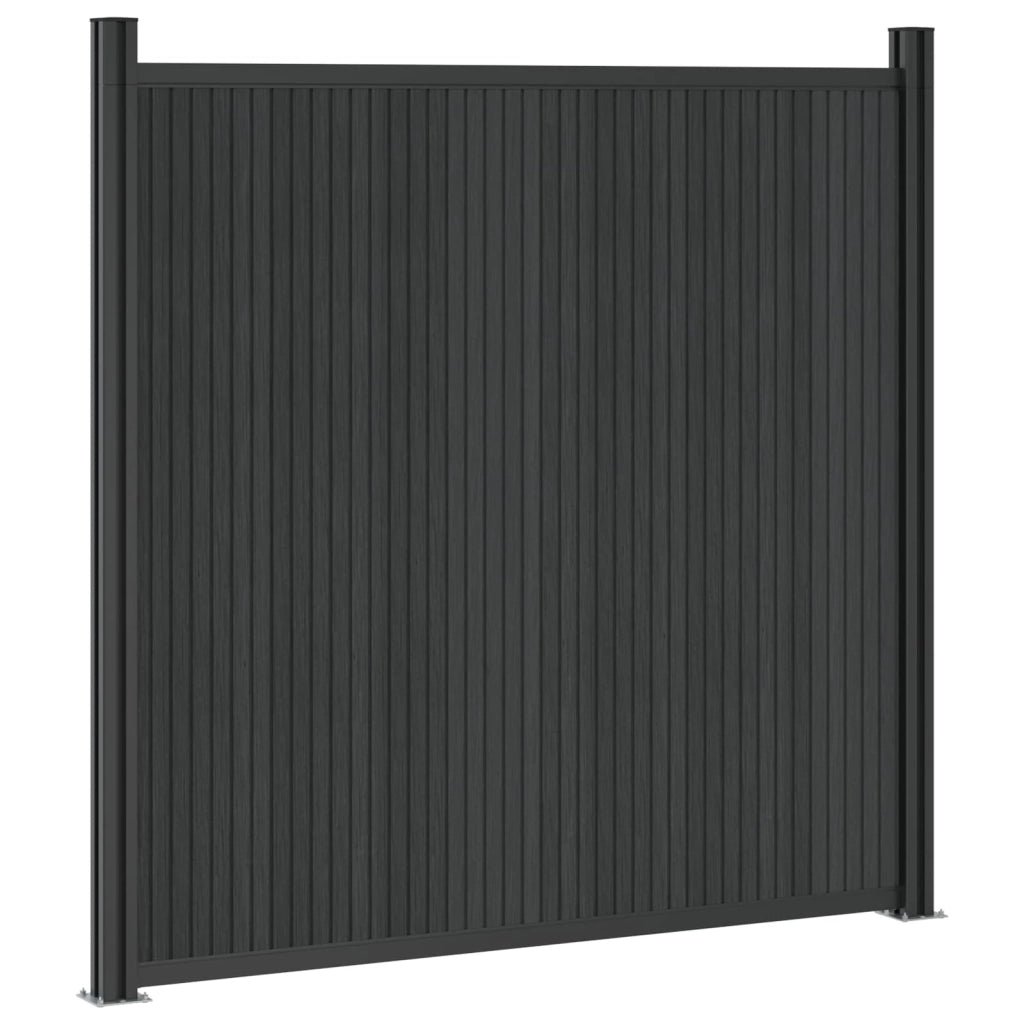 Pannello di Recinzione 8 pz 1405 x 186,5 cm WPC e Alluminio 3429490