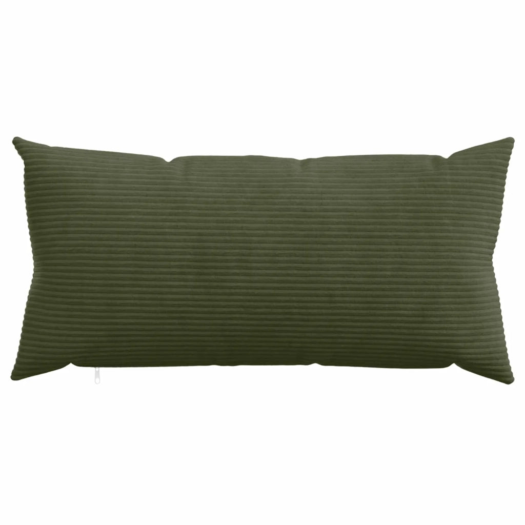 Federa 2 pcs HEERLEN Verde 40 x 80 cm corduroy 909931
